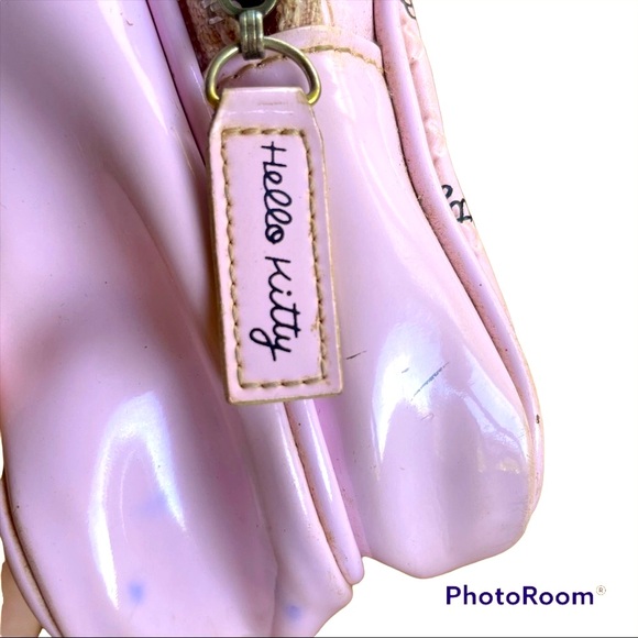 Vintage Sanrio Hello Kitty Bag Faux Leather Pink Y2K Girlhoodcore - Picture 6 of 12